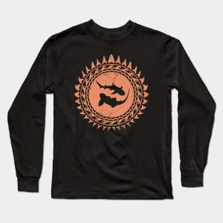 Zebra Shark and Whitetip Reef Shark Long Sleeve T-Shirt